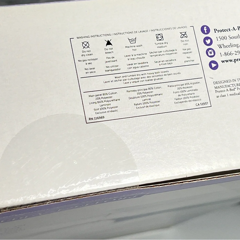 Protect-A-Bed Premier Mattress Protector Twin XL Soft Waterproof College Dorm